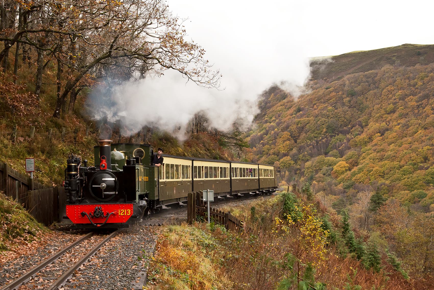 Rheidol Railway Mid Wales Steam Railway Images by John R Jones 15